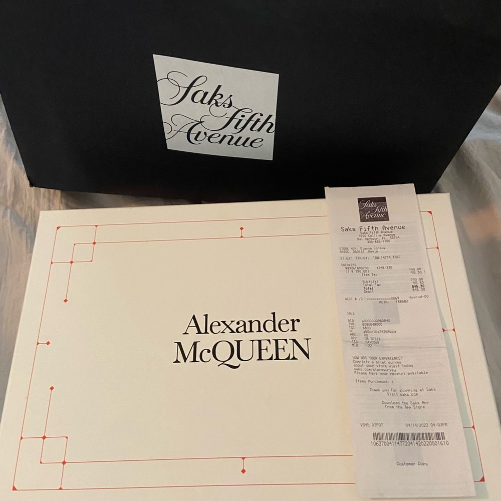 Pink Alexander McQueens New size 41 for men